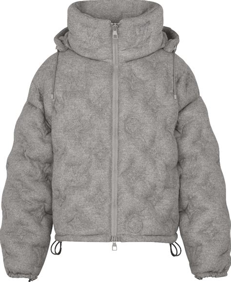 louis vuitton fleece jacke herren|Louis Vuitton grey puffer jacket.